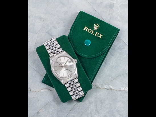 Rolex Datejust 36 Argento Jubilee Silver Lining 16030