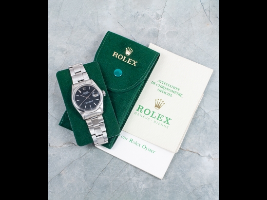 Rolex Date 34 Nero Oyster Matt Black Onyx - Rolex Paper 1500