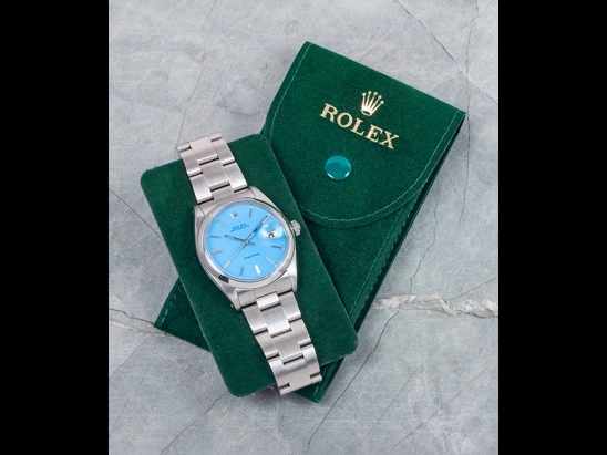 Rolex Oysterdate Precision 34 Tiffany Turchese Oyster Blue Hawaiian 6694