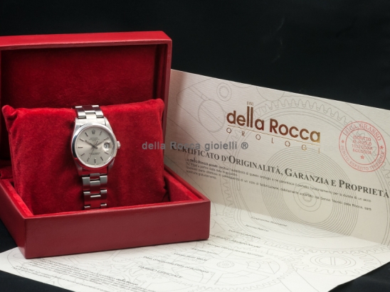 Rolex Date 34 Silver/Argento 15200