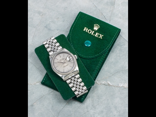 Rolex Datejust 36 Argento Jubilee Silver Lining  16234