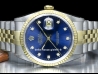 Rolex Datejust 36 Jubilee Diamonds Blue/Blu 16233